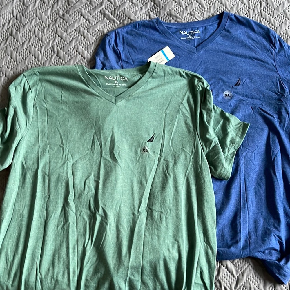Nautica short sleeve vneck t shirt